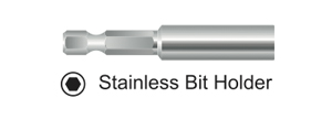 Stainless Bit Holder - Click Image to Close